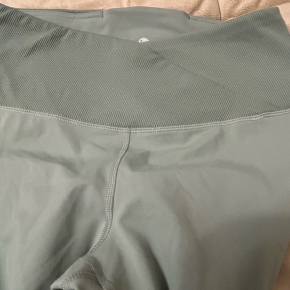 Yogalicious Lux Olive Green Leggings - Picture 2 of 5